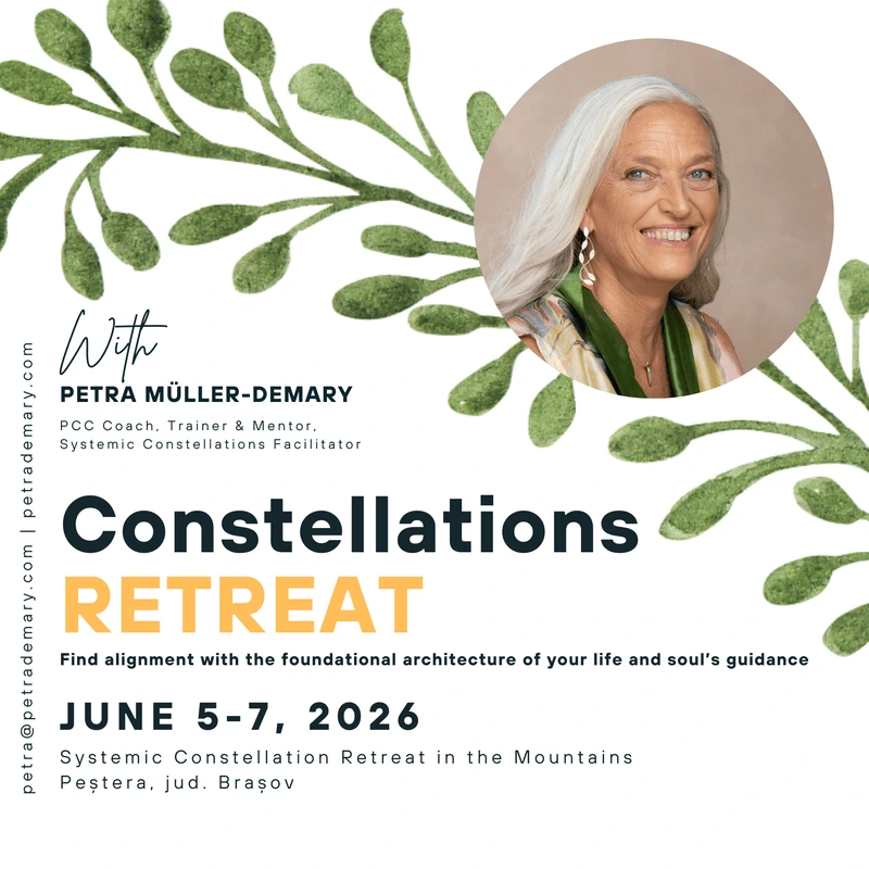 Systemic Family Constellation Workshop Retreat 2026 with Petra Muller Demary coaching training