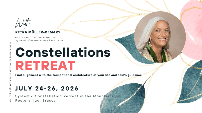 Systemic Family Constellation Workshop Retreat 2026 with Petra Muller Demary coaching training
